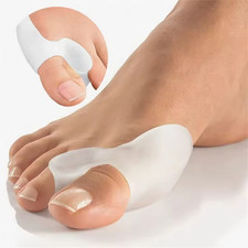 2 Pcs Soft Silicone Gel Toe Separator Bunion Toes Spacer Orthotics Pain Relief