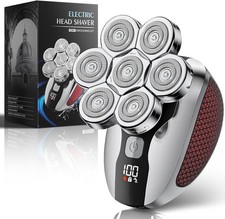 7D Floating Head Shavers for Bald Men, 5-in-1 Electric Head Shaver Grooming Kit