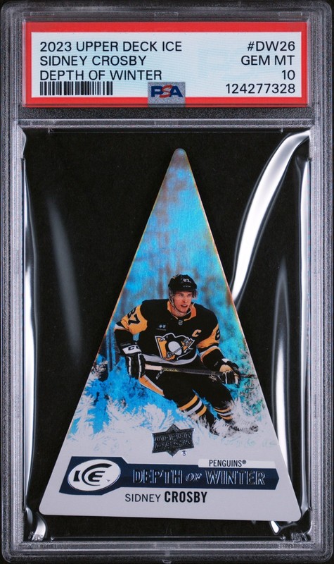 Sidney Crosby 2023-24 Upper Deck Ice Depth of Winter #DW26 PSA 10 GEM MT