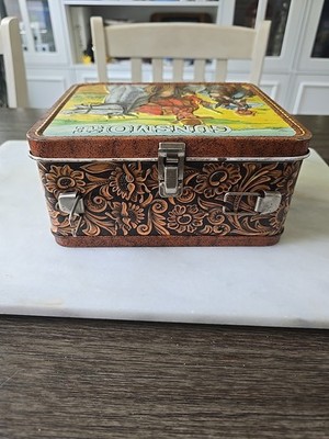 Gunsmoke Metal Lunch Box No Handle 1972 Aladdin Industries NO