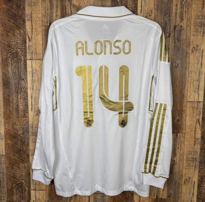 Real Madrid 2011-12 Home Long Sleeve Football Jersey XABI ALONSO