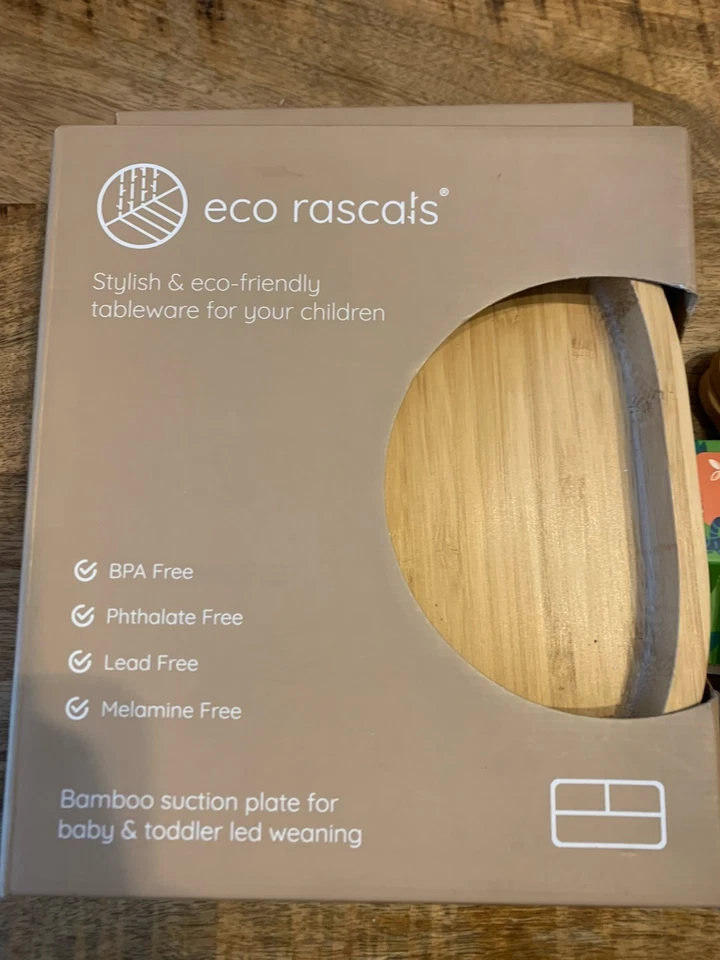 Bambus Teller und Utensilien Öko Racker Bambu Set - Bild 2 von 4