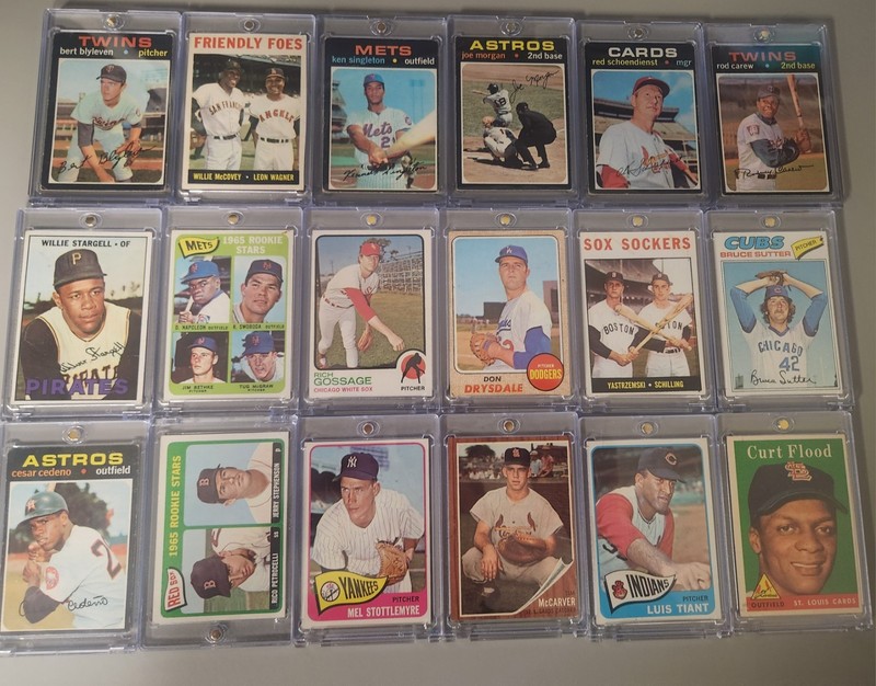 Lot Of Hall Of Famers Rookies And Stars!  Sutter, Gossage, Yastrzemski And More!