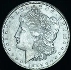 1897 Morgan Silver Dollar Silver Coin AU Details ~ 24108