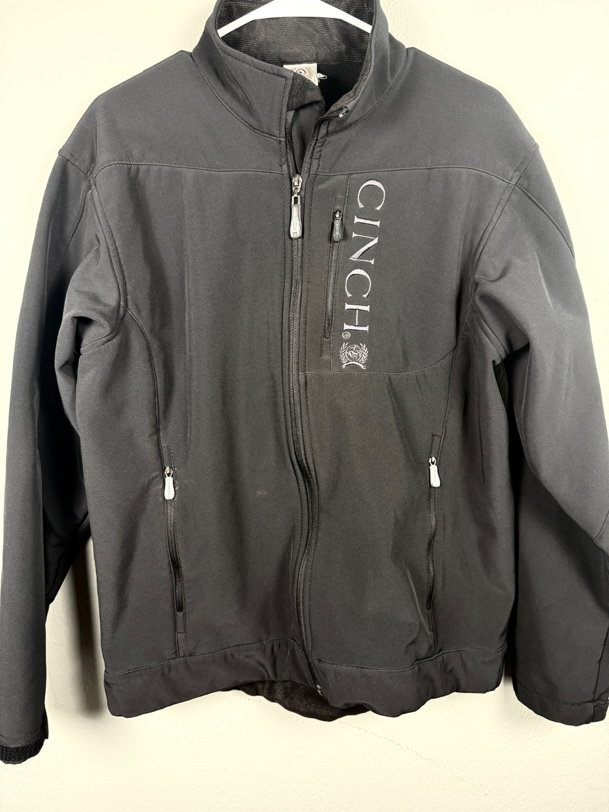 Cinch Softshell Jacket Black Full Zip Western Rid… - image 5