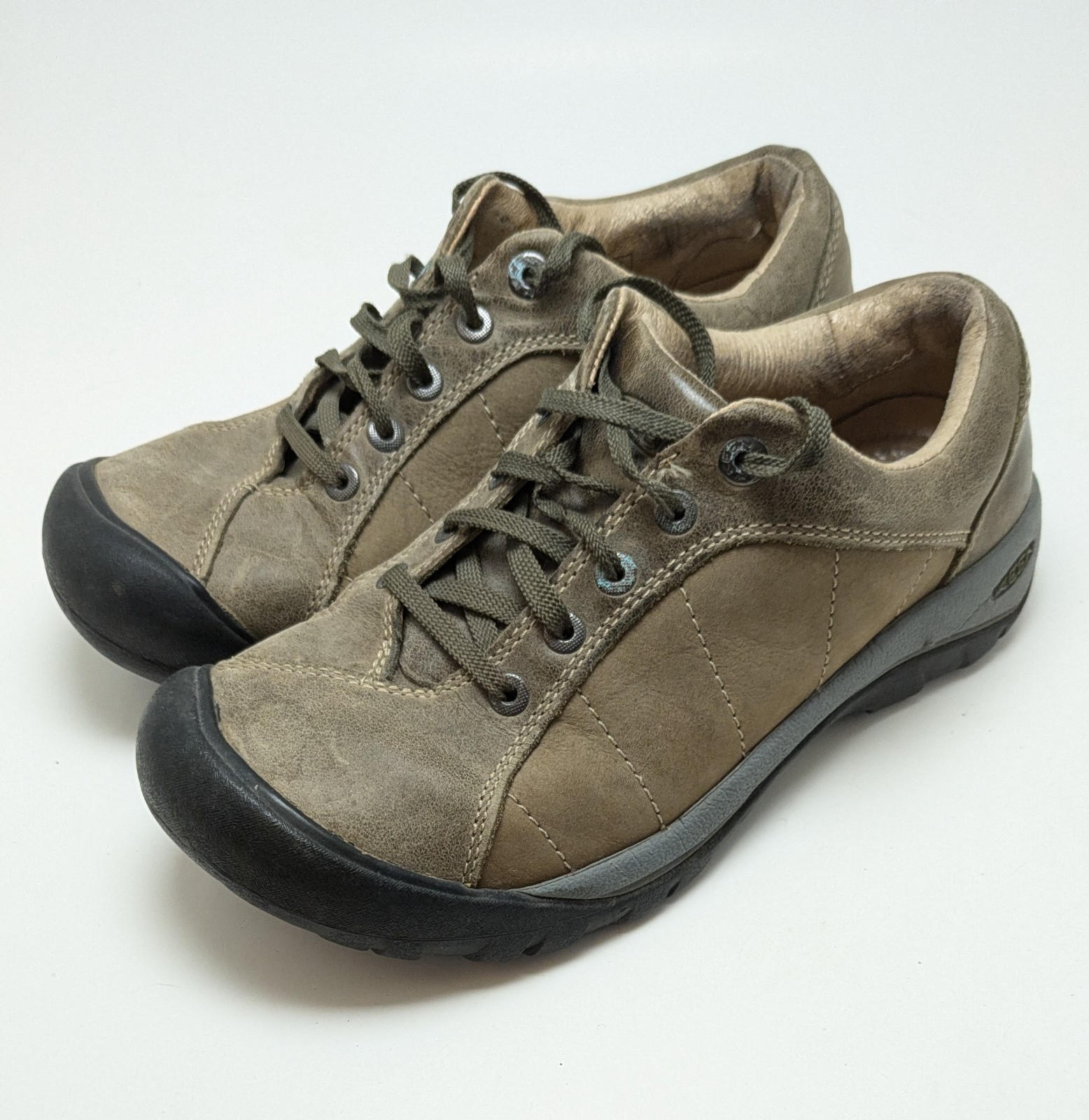 Scarpe da trekking outdoor donna Keen Presidio Camp in pelle marrone 1011401 taglia 8 5