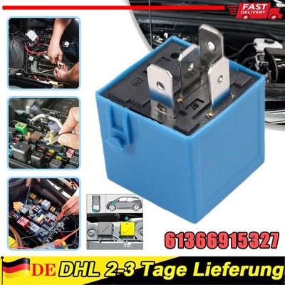 4-Poliges Himmelblaues Relais Für BMW E36 E46 E90 E92 61368364581 61366915327 DE