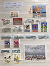 TIMBRES ISLANDE 2000 LOT ENTRE YT N° 878 ET 905 22 VALEURS NEUFS ** MNH