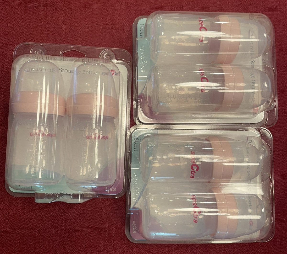 Spectra 160ml Breast Milk Storage Bottles, three 2 Packs, ne