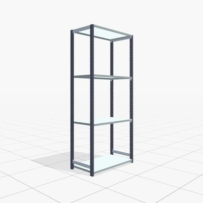 Fachbodenregale FBX 4000 Regal Lagerregal 5 Ebenen H 2250 mm B 1029 mm T 400 mm