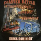 Kings Dominion Intimidator 305 vs Dominator Coaster Battle 2XL Shirt — photo 2