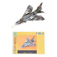 1/33 Scale British F Mk.6 Fighter Paper Model Unassembled Papercraft Kit