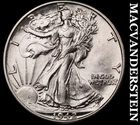 1942-S Silver Walking Liberty Half Dollar - Scarce  High Grade  Lustrous  #K986