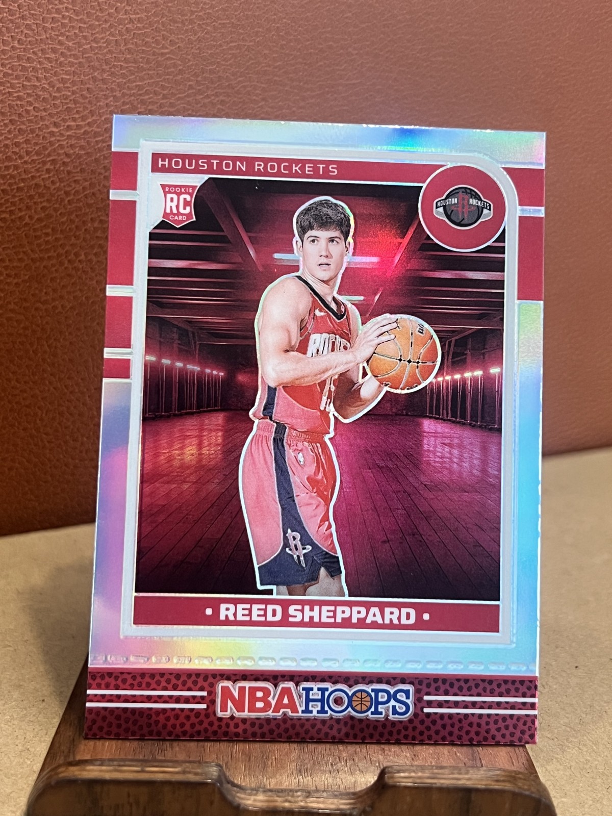 2024-25 Nba Hoops - Rookies Reed Sheppard #233 Premium Edition Silver Prizm (RC)