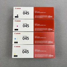 Canon 045 Toner Cartridges Black Yellow Cyan Magenta LBP610C Series MF630C