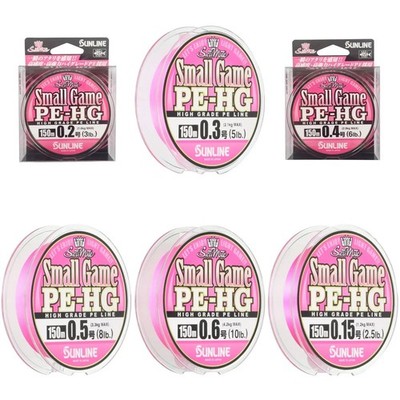 SUNLINE PE Line Saltimate Small Game HG 150m Sakura Pink verschiedene...