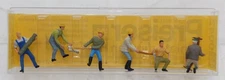 Preiser 0042 HO Scale Mine Workers Painted Figures (Set of 6)