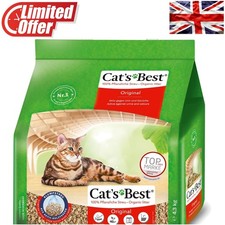 Eco-Friendly Unscented Wood Cat Litter 4.3kg - Safe, Natural & Compostable 6.04 per kilo