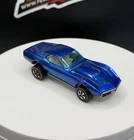 Vintage Hot Wheels Redline Custom Corvette HK Blue - Excellent Condition