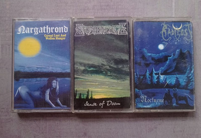 RADIGOST / NARGATHROND / STONEHENGE 3 tape lot  black metal Rossomahaar arkona