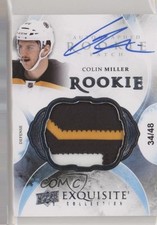 2015 The Cup Exquisite Collection Rookie 34/48 Colin Miller #63 Patch Auto k1r