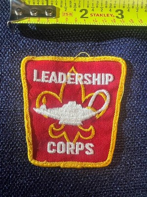 Unused Vintage Mid to Late 1970's Leadership Corps Boy Scout BSA P.B. Patch