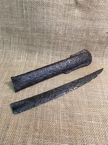Dug Civil War Partial Scabbard And Sword Blade Recovered At Tunnel Hill Ga.