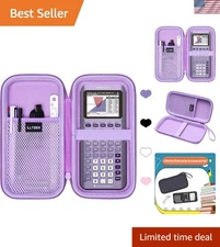Multi-Color Options: Stylish Hard Case for TI Graphing Calculators - Purple