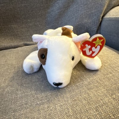 Ty Beanie Baby Butch Bull Terrier Dog 1998 Retired Original with Tags