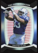 2012 Topps Chrome Red Zone Rookies Refractors Dwayne Allen #RZDC-8 Colts