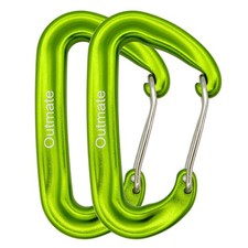 12kN 3.2"x2" Heavy-Duty Carabiner Clips - Durable, Lightweight Aluminum Alloy...