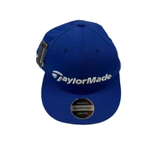 Taylormade TP5 SiM Tour Authentic Flat Bill Snapback Hat Blue NWT 