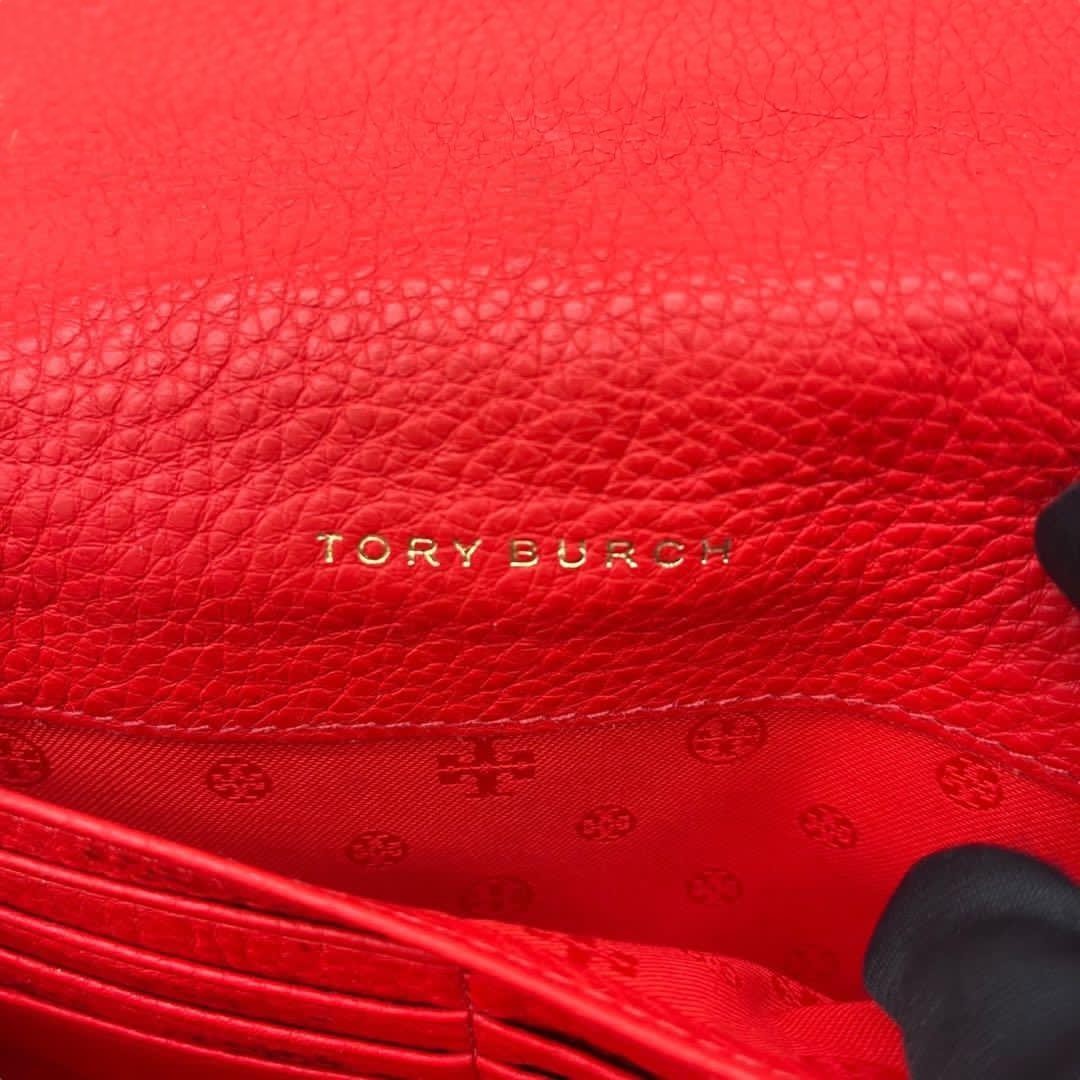 Tory Burch Crossbody Shoulder Bag Leather Red Women's From Japan thumbnail 22