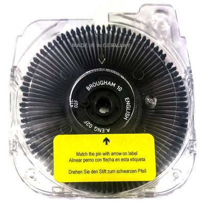 Rarotype Compatible Brother Brougham 10 Typewriter Printwheel
