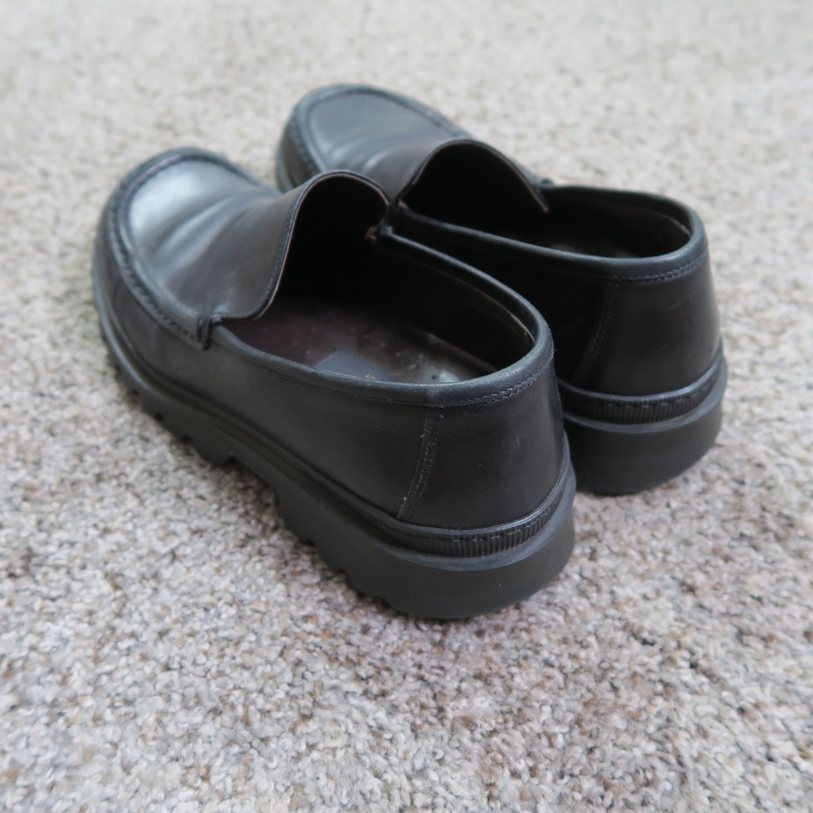 SAOLA To Boot New York Scarpe Uomo 8 Mocassini Slip On Pelle Nero Suola Grossa Italia