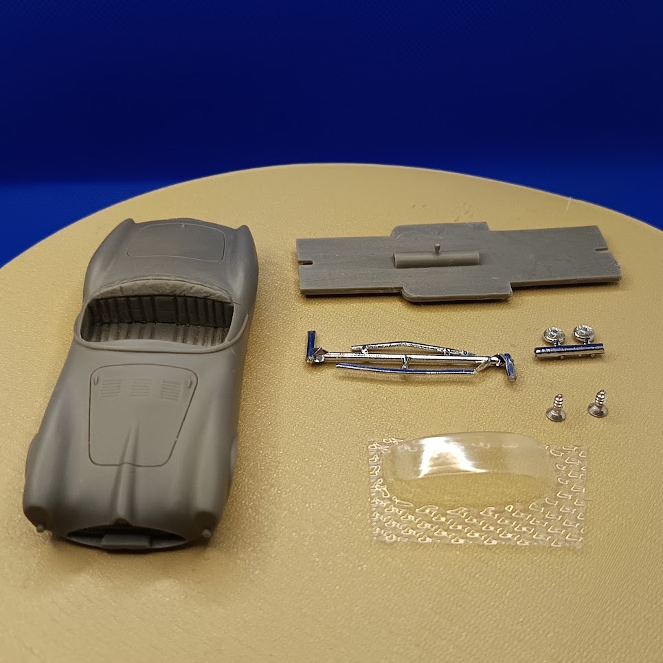 Carrosserie Bugatti Type 252 prototype voiture ancienne résine 1:43 collection miniature