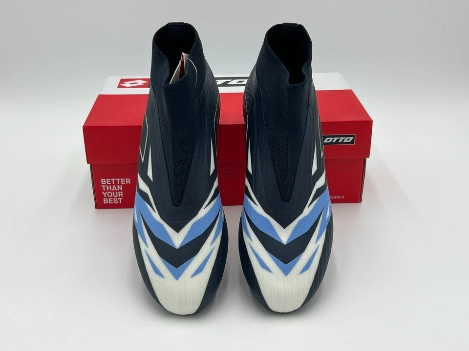Botines de fútbol Lotto Solista 100/200/300 VI FG azul marino 2181 28/30/32-9Z4 Foto 4 de 4