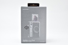  NEW/UNOPEND FUJIFILM INS MINI EVO BLACK Cheki Hybrid Instant Camera from Japan