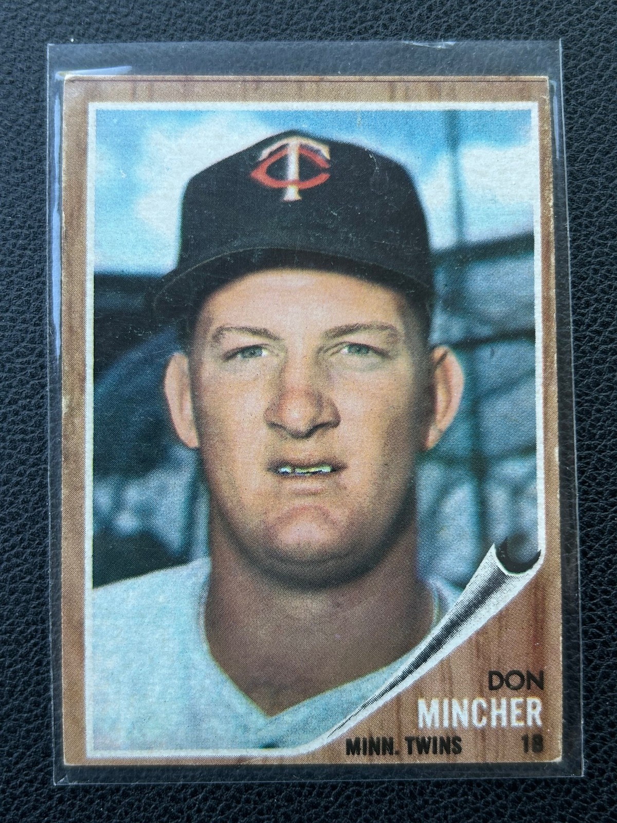 1962 Topps #386 Don Mincher
