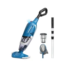 Enhulk PC40 Cordless Pool Vacuum Cleaner 80min Runtime w/ Pole – Open Box
