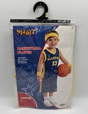 Spirit Halloween Basketball Player Costume Toddler 3T-4T Dress Up Playtime PICS