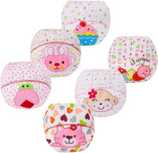 Baby Potty Training Pants Boys Girls Training Underwear Reusable (6 Pack)