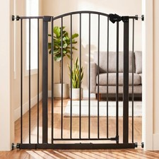 Easy Step Extra Tall Arched D cor Walk Thru Baby Gate Includes 4-Inch Extension