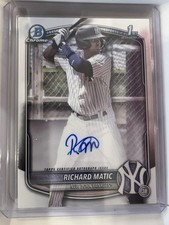 2025 Bowman #CPA-RM Richard Matic Chrome Prospect Autographs