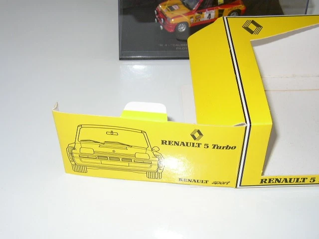 UNIVERSAL HOBBIES RENAULT 5 TURBO CALBERSON TOUR DE FRANCE 1980 - Photo 4/4