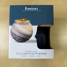 Fusion Full-Size Wax Warmer Midnight Space - Cubes or Fragrance Oil. Moon Planet