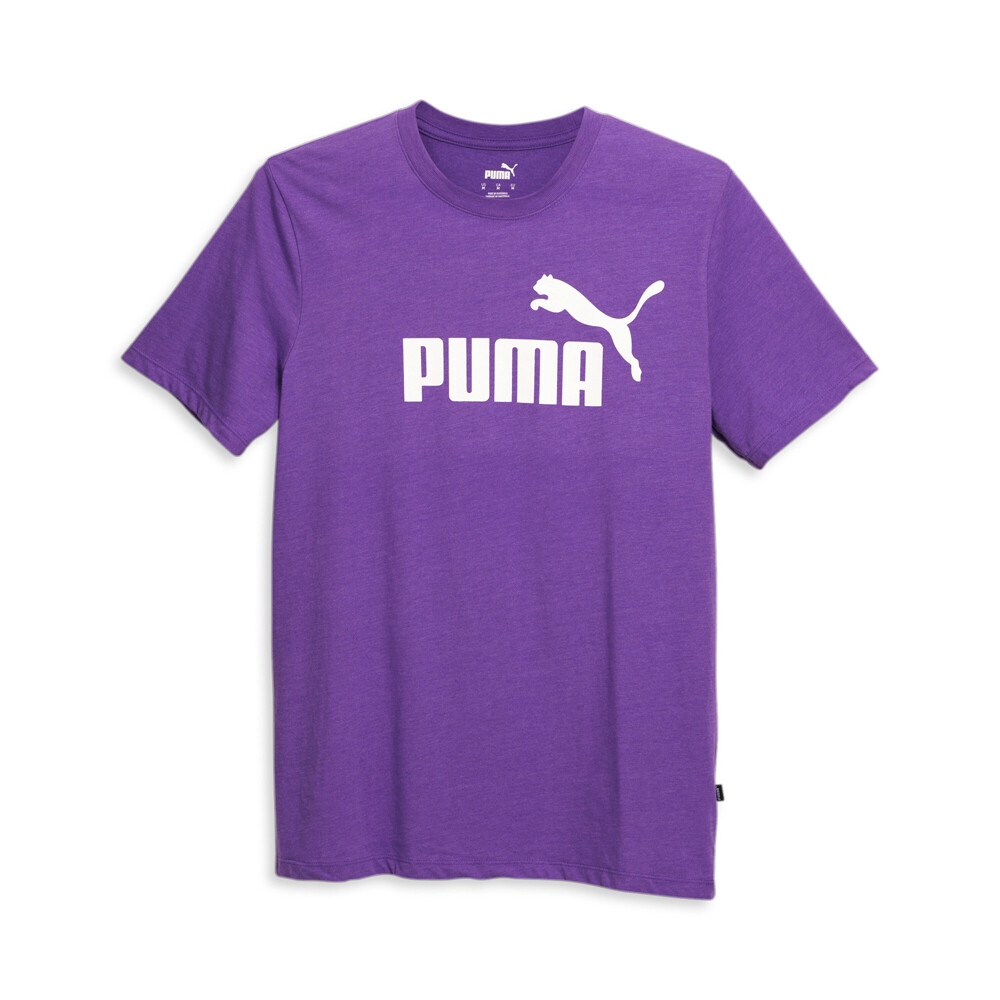 Футболка Puma Essential Heather с круглым вырезом и коротким рукавом, мужские повседневные топы размера M, 6