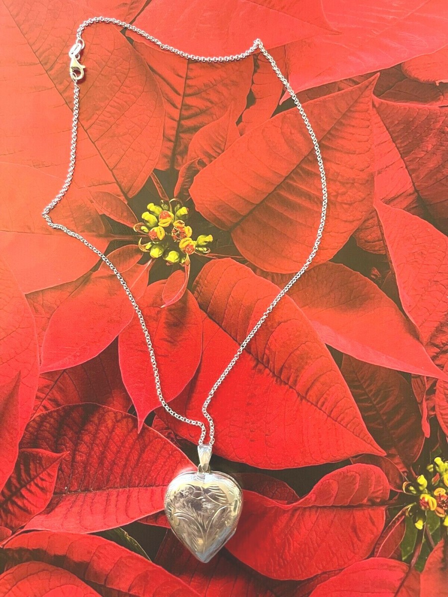 Multi handcrafts Sterling silver heart lockets r pendants w