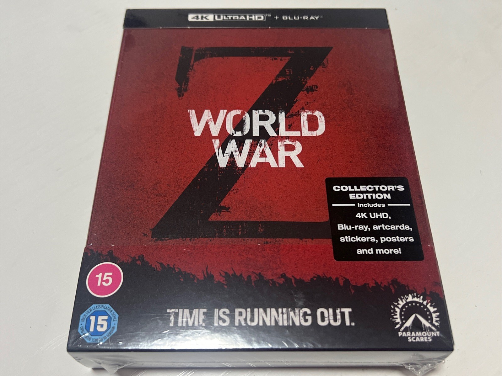 World War Z Collectors Edition 4K UHD Blu-ray U.K. Exclusive