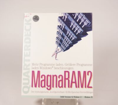 Original Quarterdeck MagnaRam 2 Windows 95 3,5 Zoll HD Diskette sealed OVP